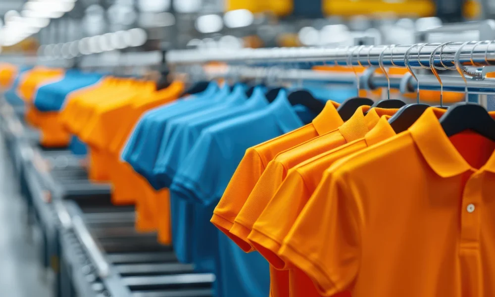 ผลิตเสื้อจำนวนมาก