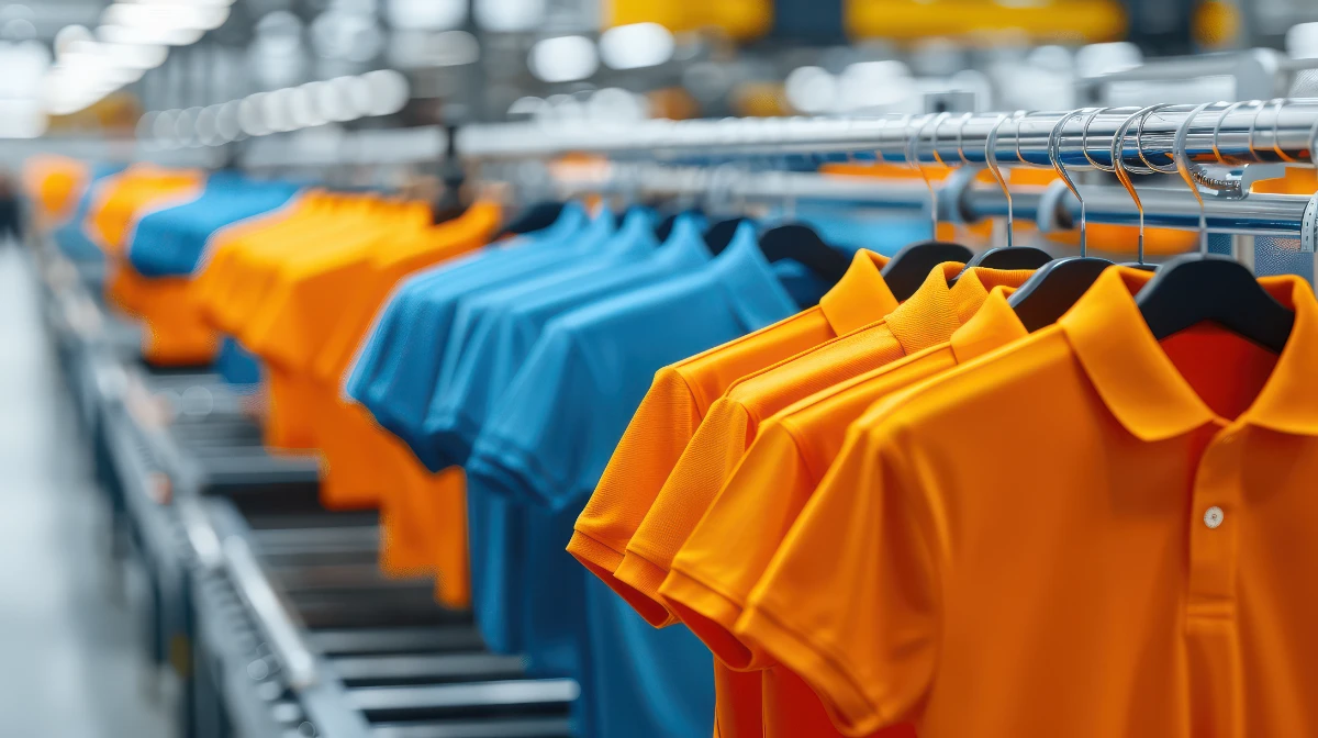 ผลิตเสื้อจำนวนมาก