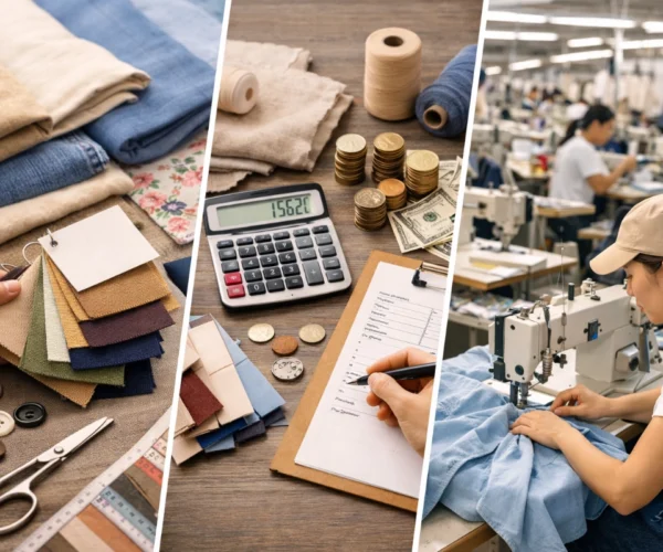 ขั้นตอนเริ่มผลิตเสื้อผ้า ตั้งแต่เลือกผ้า คิดต้นทุน และสั่งผลิตกับโรงงานผลิตเสื้อ